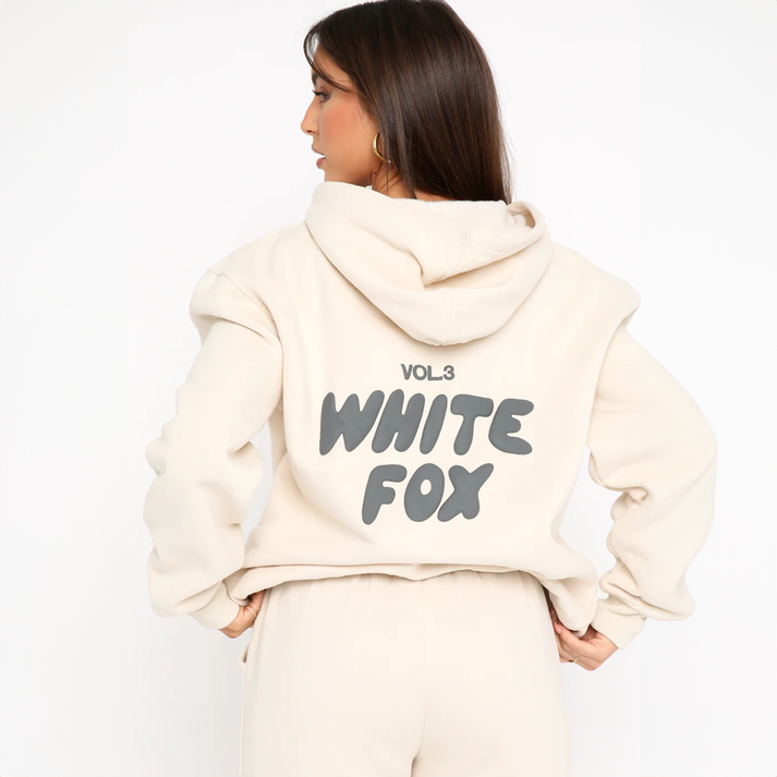 White Fox Hoodie + Free Matching Sweats